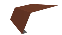 Планка карнизная 100x65x2000 мм, 8004 медно-коричневый глянцевый