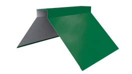 Конёк фигурный 150x150x2000 мм, 6029 мятно-зеленый глянцевый
