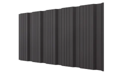 Профнастил К20 1195/1130x0,5 мм, 8019 серо-коричневый матовый