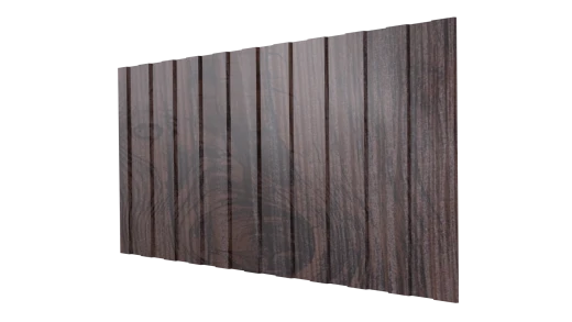 Профнастил С8 1200/1150x0,45 мм, Морёный дуб 3D