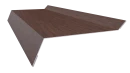 Планка примыкания в штробу 20x60x10 мм, Античный дуб 3D