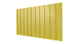 Профнастил С8 1200/1150x0,45 мм, 1018 цинково-желтый глянцевый