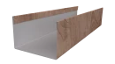 Стойка 40x60x40 мм, Орех 3D