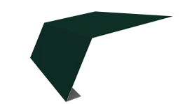 Планка карнизная 100x65x2000 мм, 6005 зеленый мох глянцевый