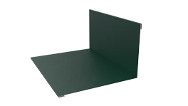 Планка примыкания верхняя 100x150x2000 мм, 6005 зеленый мох матовый